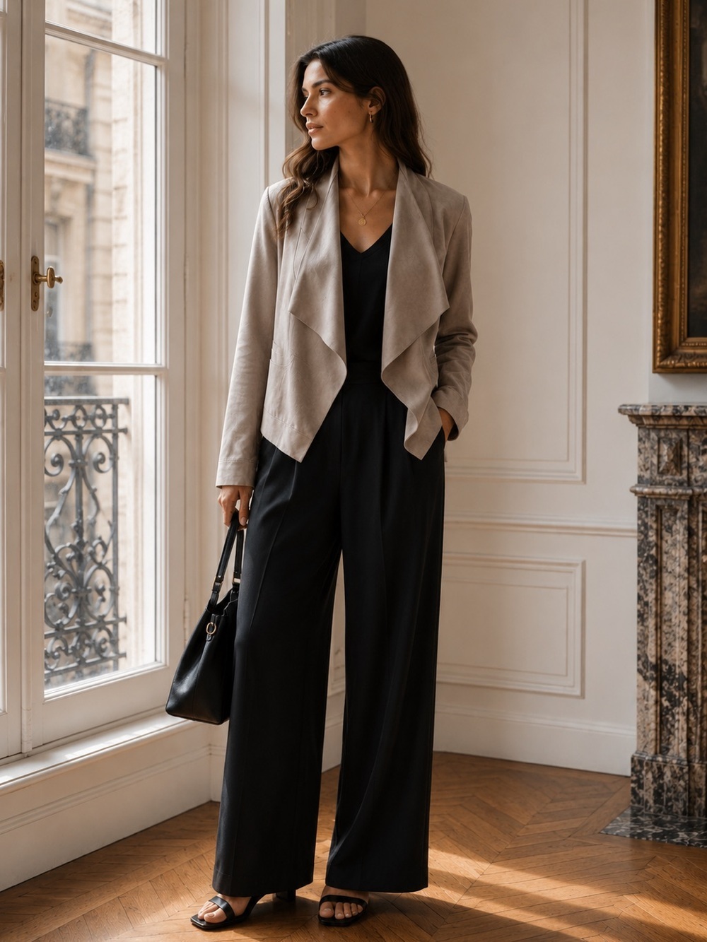 Marc Cain Faux Suede Blazer